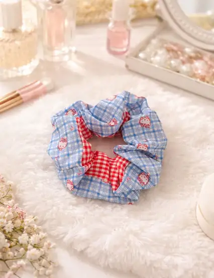 Hello Kitty Pötikareli Simit Toka Scrunchie