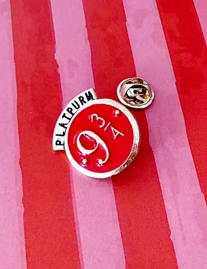 Dokuz Üç Çeyrek Peron Harry Potter Rozet