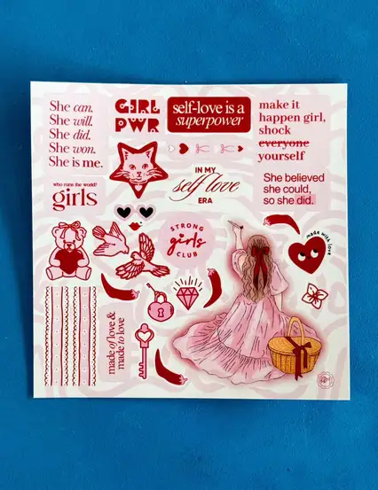 Kalpten Hediye Sticker Seti