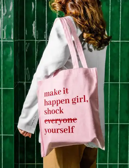 Happen Girl Pembe Bez Çanta