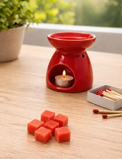 Çilek Kokulu Wax Buhurdanlık Tableti (6'lı)