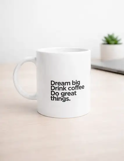 Dream Big Kupa Bardak