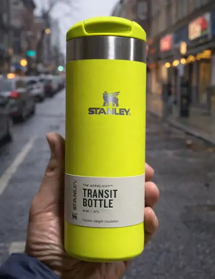 Stanley Aerolight Transit Mug Termos Neon Yellow Metallic 470 ml