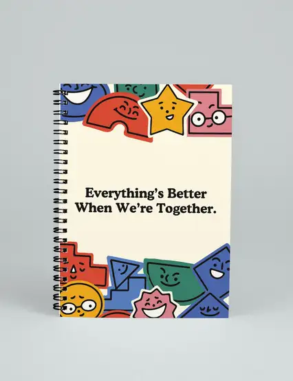 N294 We Are Together A5 Spiralli Defter