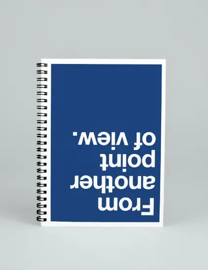 N297 Farklı Bi Açıdan Bak A5 Spiralli Defter