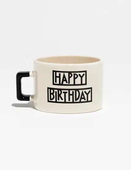 Happy Birthday Yazılı Kupa