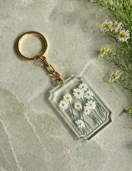 Papatyalar Hediyelik Anahtarlık