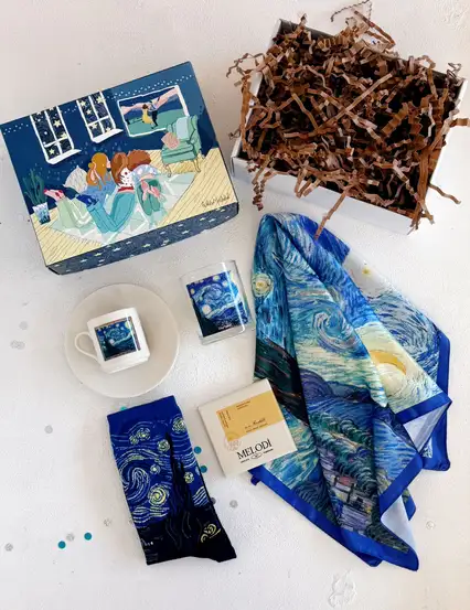Van Gogh Tablo Gibi Hediye Kutusu