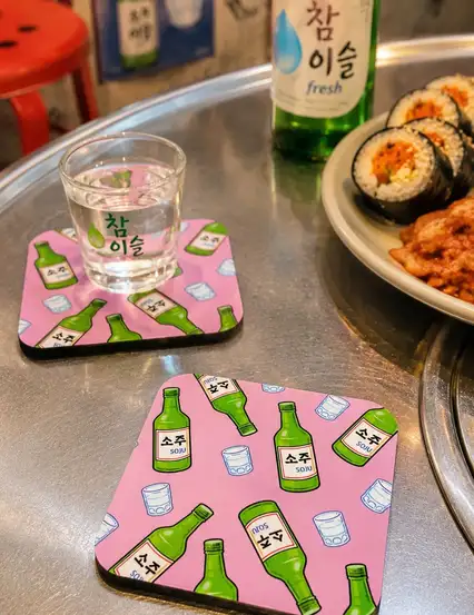 Seoul Mood Soju Bardak Altlığı