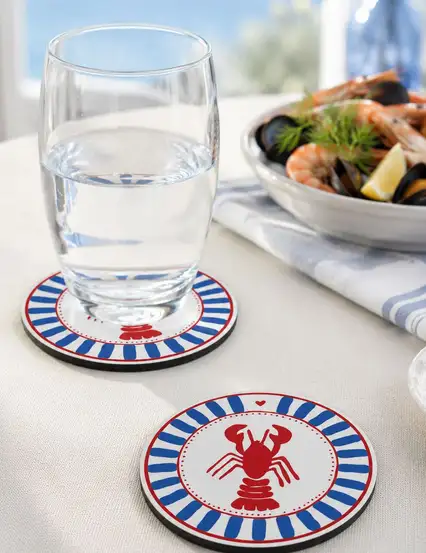 Istakoz Bardak Altlığı