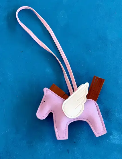 Lila Charm Çanta Unicorn Anahtarlık