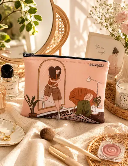 Yeni Bir Ben Kız Çizimli Clutch Kalemlik