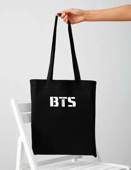 Bts Arma Siyah Bez Çanta
