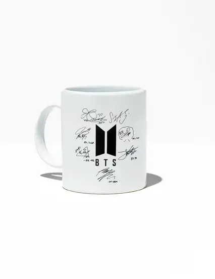 Bts Grubu İmzalı Kupa Bardak