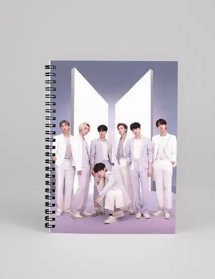 Bts Temalı Spiralli Defter