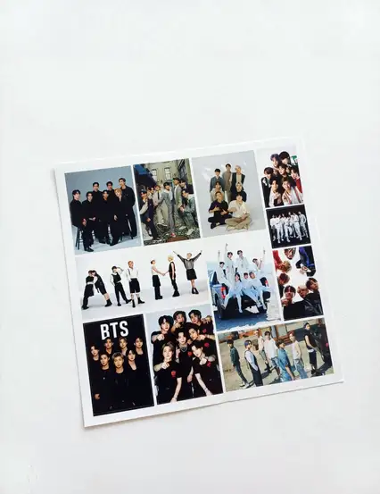 Bts Müzik Grubu Sticker Pack Etiket Seti