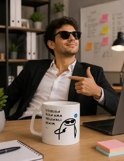 İstersen Özen Ama Orijinali Benim Kupa Bardak