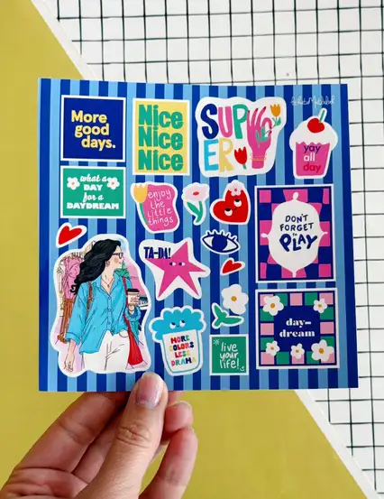 Daydream Mood Sticker Pack Etiket Seti