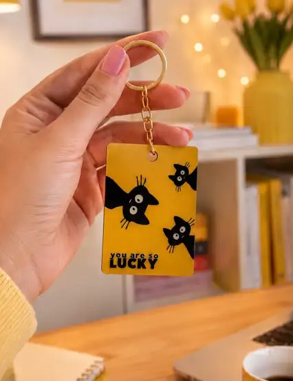 You Are So Lucky Kedili Hediyelik Anahtarlık
