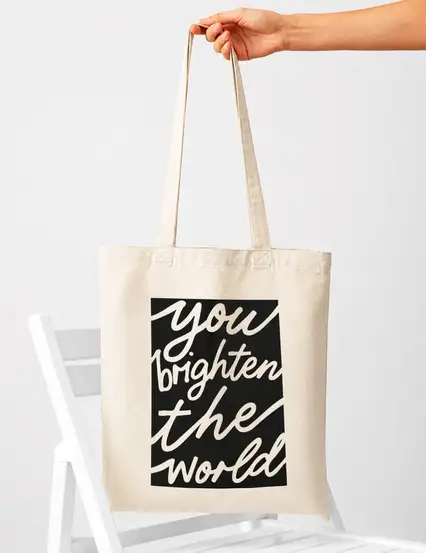 You Brifhten The World Bez Çanta