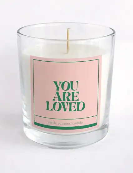 You Are Loved Maksimalist Serisi Kokulu Bardak Mum