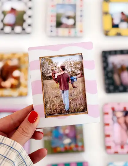 Hope Magnet Çerçeve Ve Kişiye Özel 4'lü Mini Fotoğraf Baskısı 6x9 cm