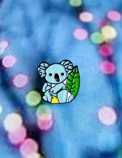 Mavi Koala Rozet