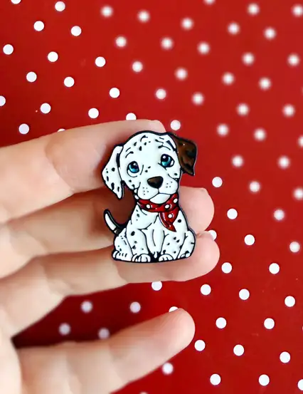 Dalmaçyalı Köpek Rozet