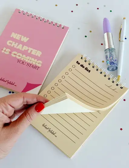 Yapılacaklar Listesi Defter New Chapter Renkli İç Sayfalar To Do List