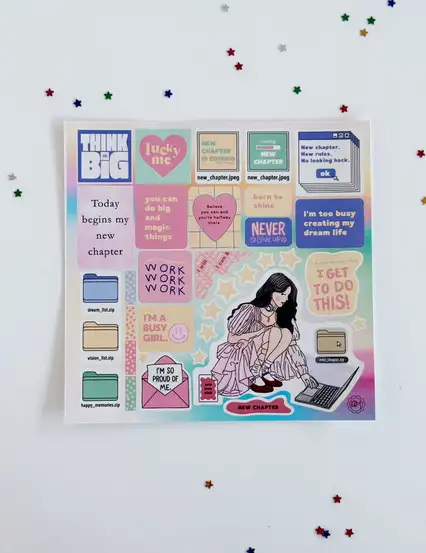 New Chapter Sticker Pack Etiket Seti