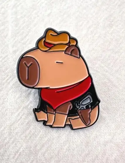 Cowboy Capybara Rozet