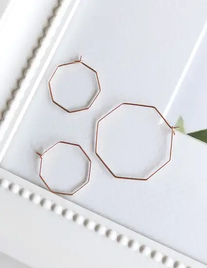 Minimal Geometrik 3lü Küpe
