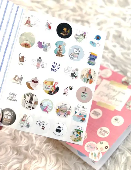 Motivasyon Etiket Kitabı - Sticker Book