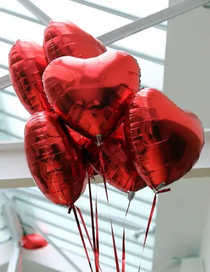 Sevgililer Günü Kalp Folyo Balon