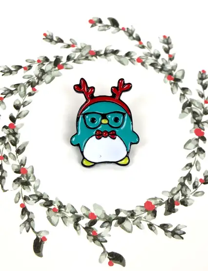 Gözlüklü Civciv Rozet