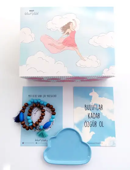 Bulutlar kadar özgür ol Hediye Kutu Seti