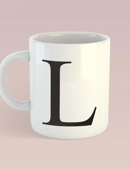 L HARFİ KUPA MUG