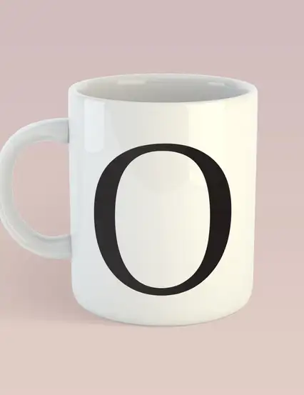 O HARFİ KUPA MUG