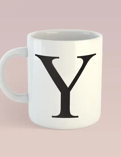 Y HARFİ KUPA MUG