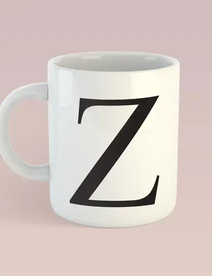 Z HARFİ KUPA MUG