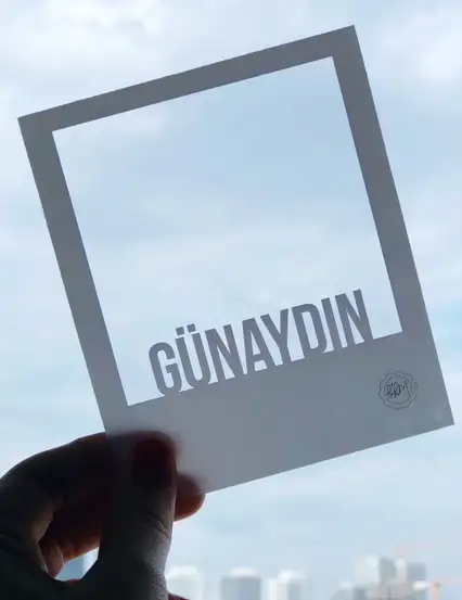 istanbul şeffaf polaroid çerçeve seti