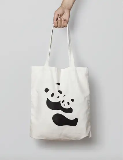 Anne bebek panda bez çanta