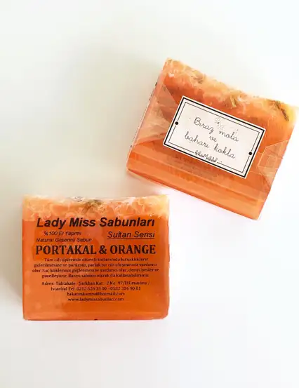 Portakal Sabunu %100 El Yapımı Natural Gliserinli Sabun