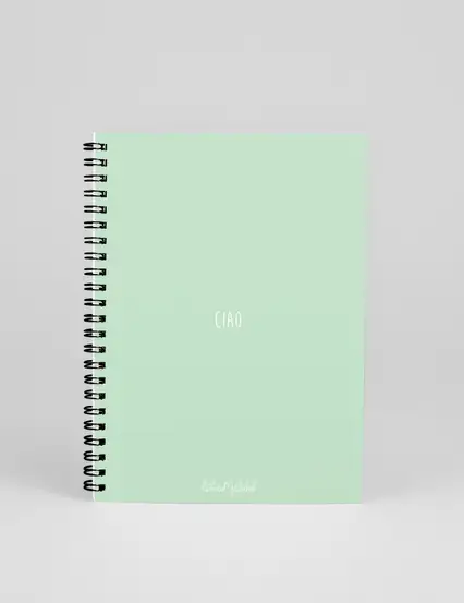 N072 A5 Tasarım Spiralli Defter - Ciao