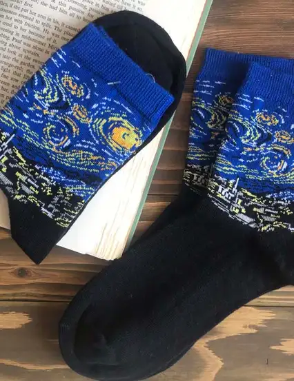 Van Gogh Starry Night Çorap