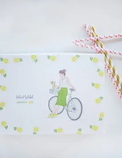 Limonata Bisikletli Kız Boş Hediye Kutusu