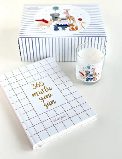 Hediye Kutu Seti n017 - Bianco 365 gün Doğum günü Hediye Kutusu