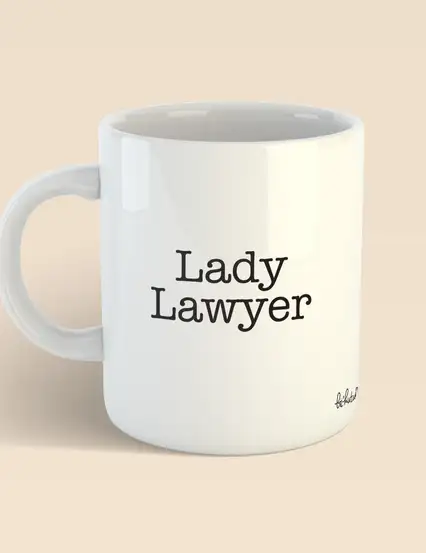Avukat hediyeleri - lady lawyer kadın avukat kupa