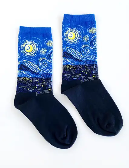 Çorap N003 Yıldızlı Gece Van Gogh Çorap