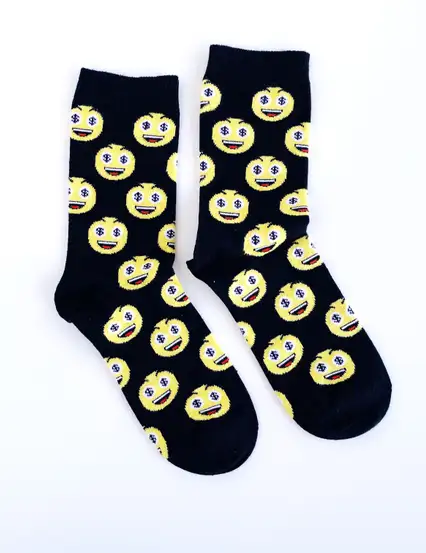 Çorap N102 Dolar serisi - Para Emoji Çorap